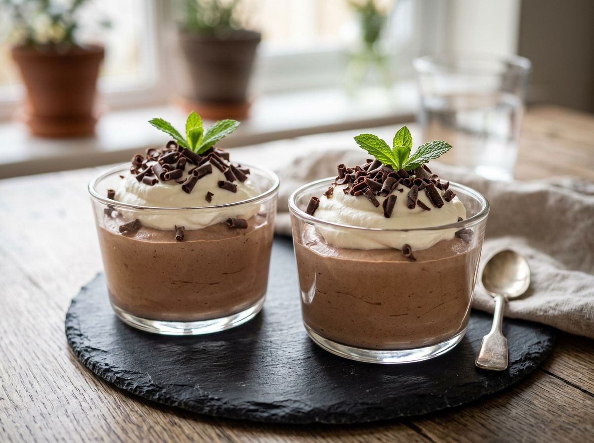 Chocolate Angel Delight Mousse Pots