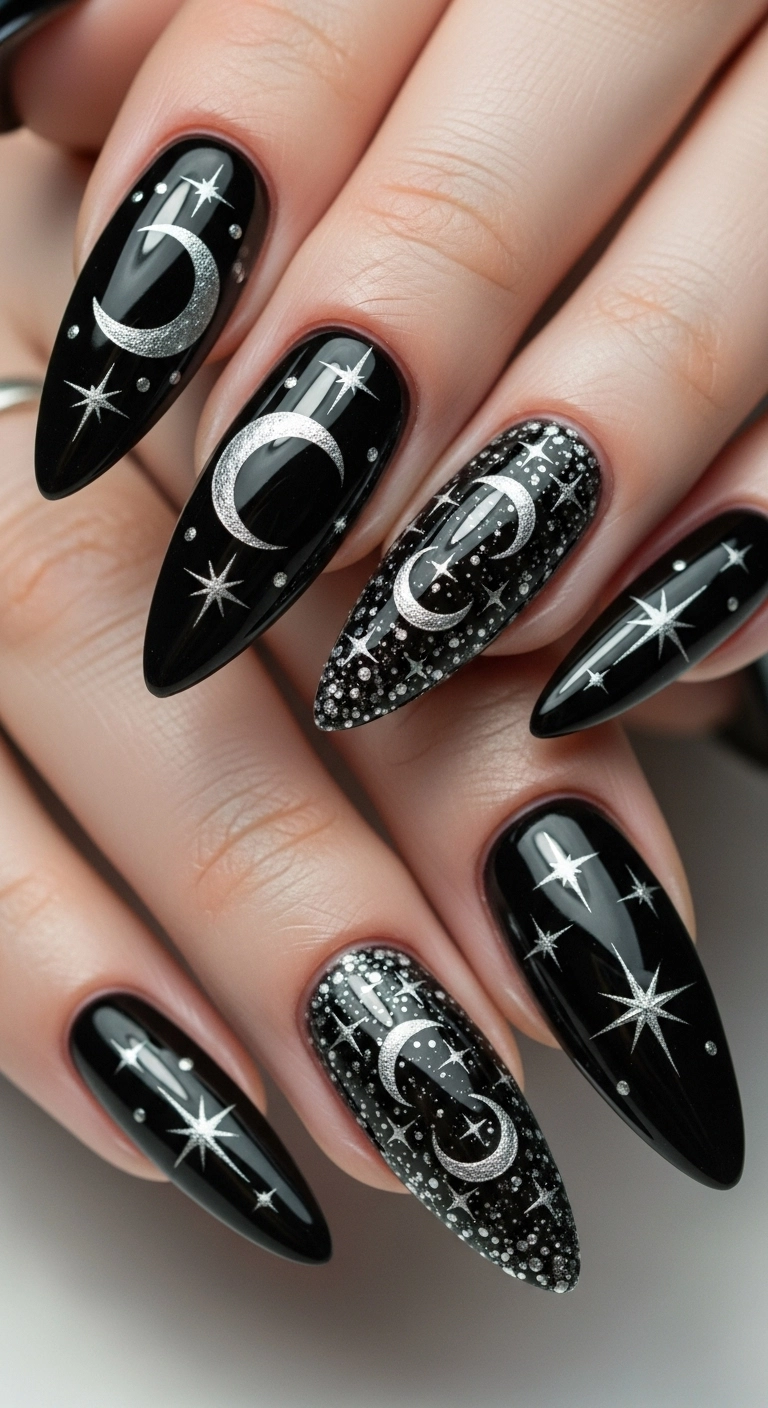 30 Witch Nails Design Ideas for a Bold and Magical Look | Juliie Nails Art