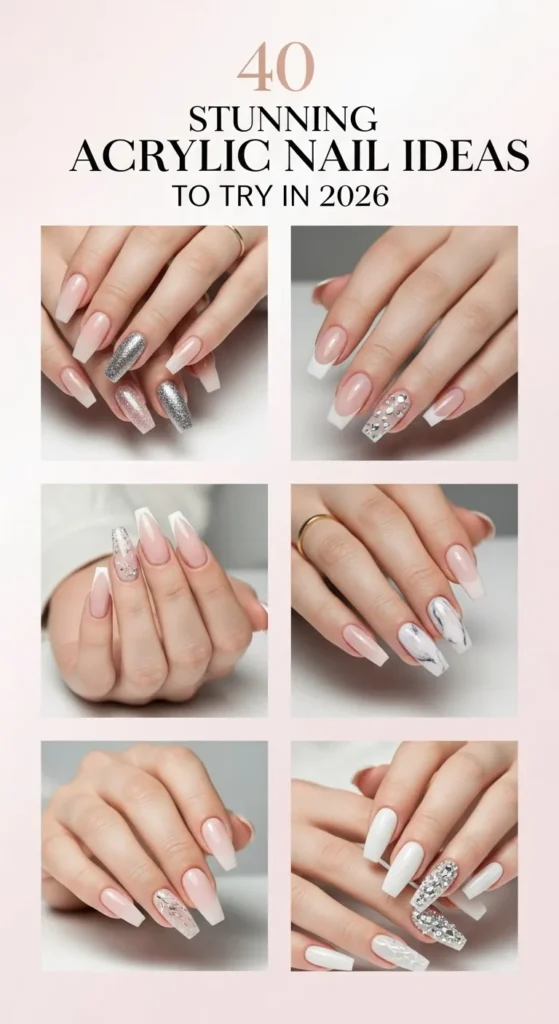 40 Stunning Acrylic Nail Ideas to Try in 2026