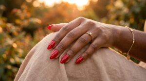 Red Nail Ideas for Black Girls