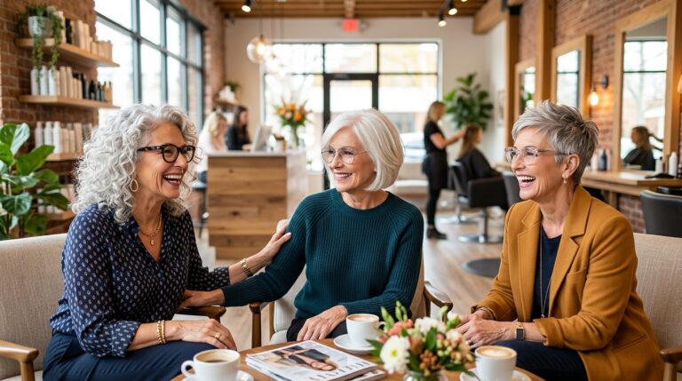15 Hairstyles for Women Over 70 with Glasses