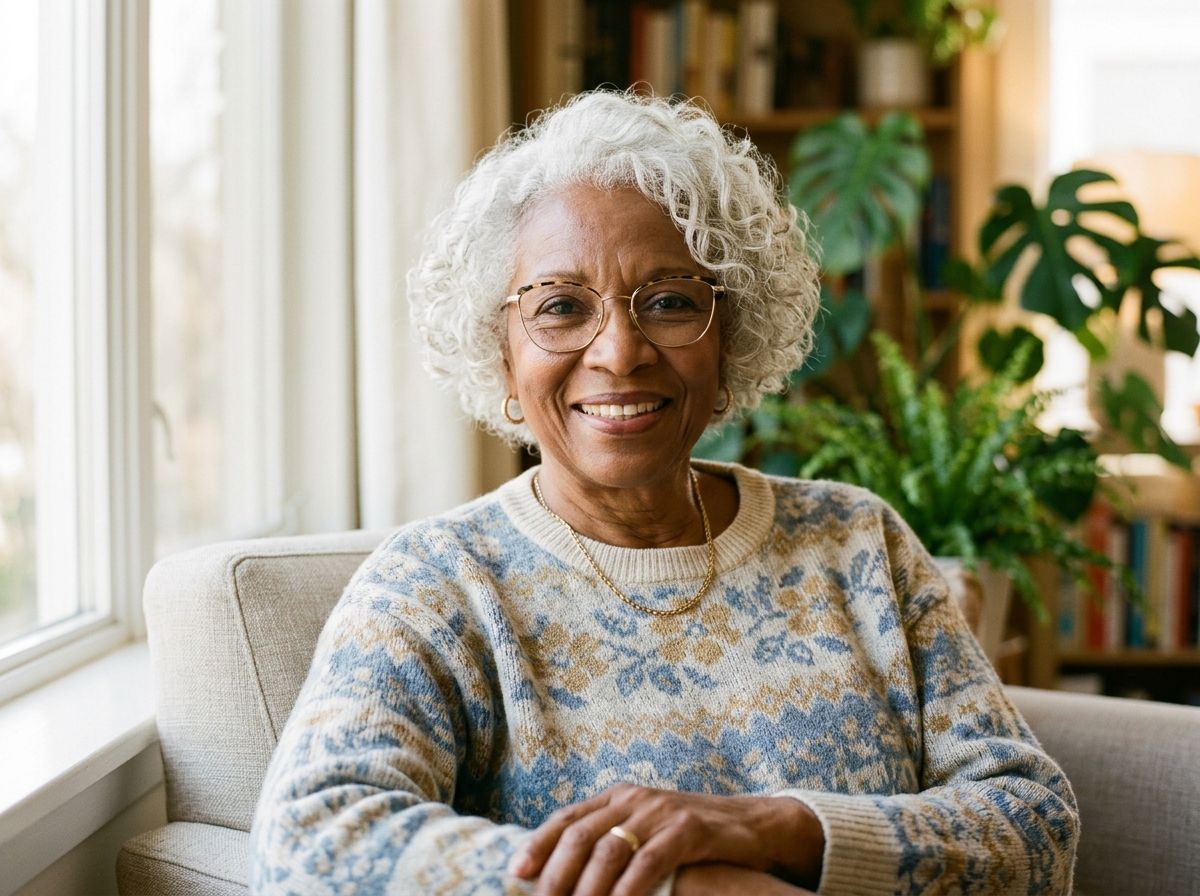 Soft Layered Bob for Women Over 70 with Glasses