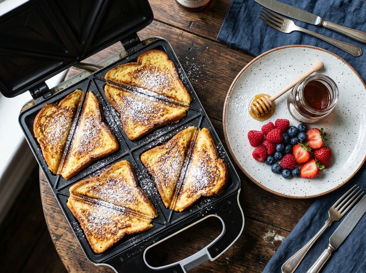 French Toast in a Sandwich Maker
