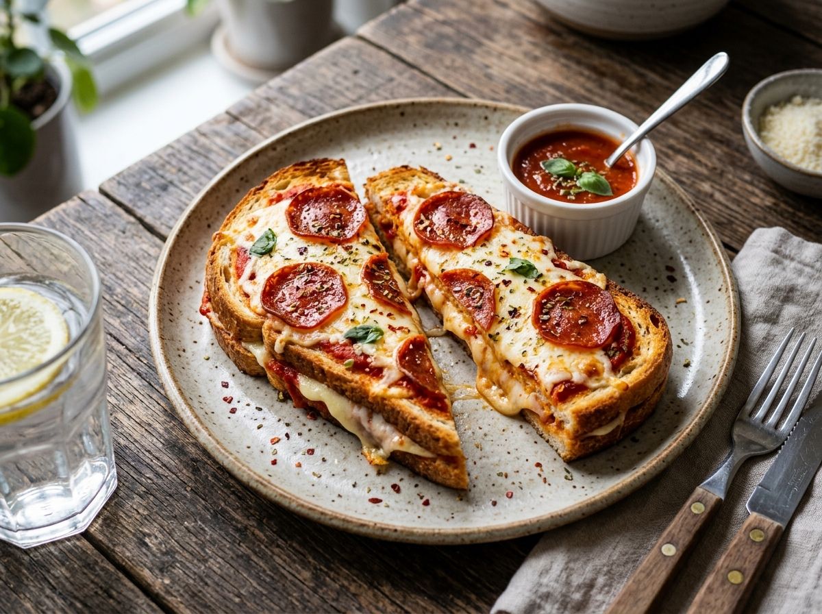 Quick Pizza Toastie