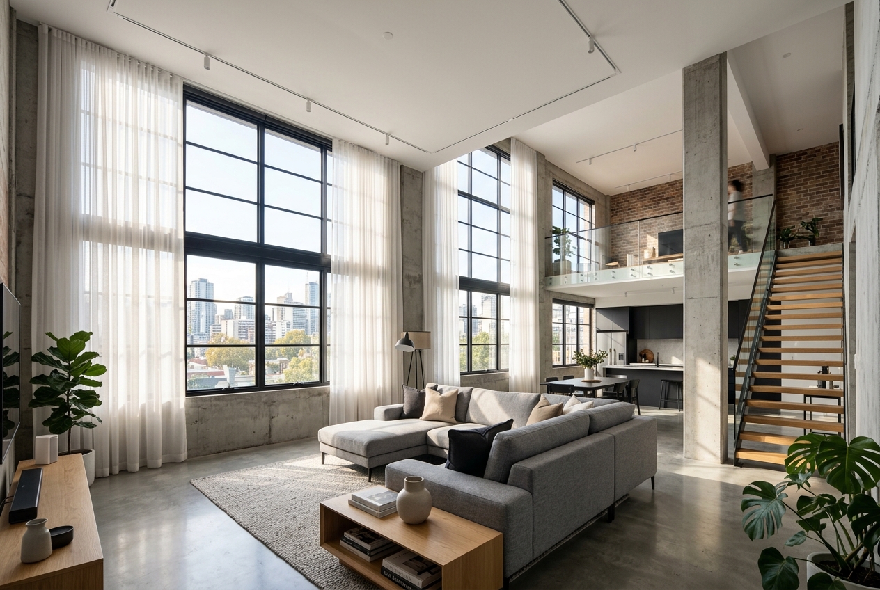 Curtain Ideas for High Ceilings - Idea 3