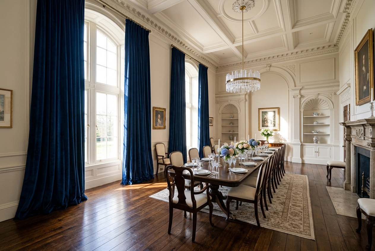 Curtain Ideas for High Ceilings - Idea 1