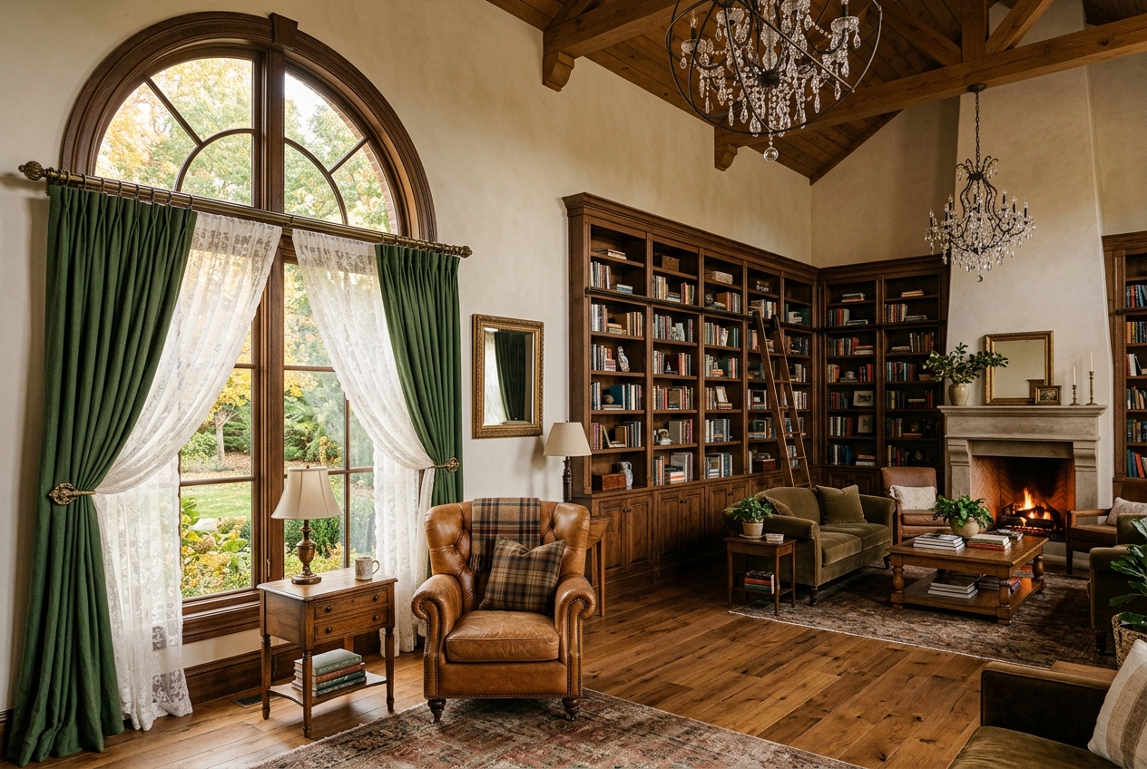 Curtain Ideas for High Ceilings - Idea 7