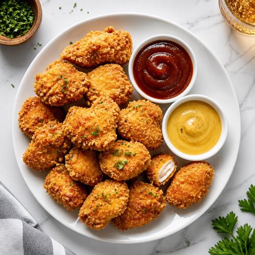 Air fryer recipe for beginners - Crispy Frozen Chicken Nuggets