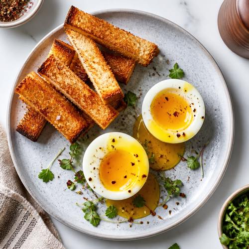Air fryer recipe for beginners - Jammy Soft-Boiled Air Fryer Eggs