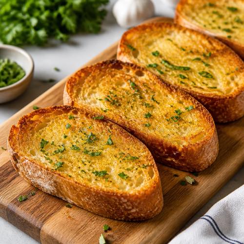 Air fryer recipe for beginners - Golden Garlic Butter Toast