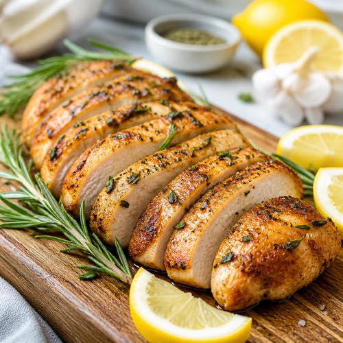 Air fryer recipe for beginners - Juicy Seasoned Chicken Breast