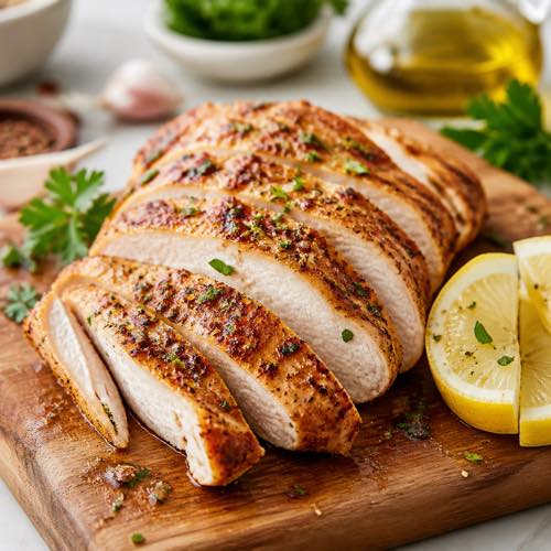 Easy air fryer recipe - Crispy Air Fryer Chicken Breast