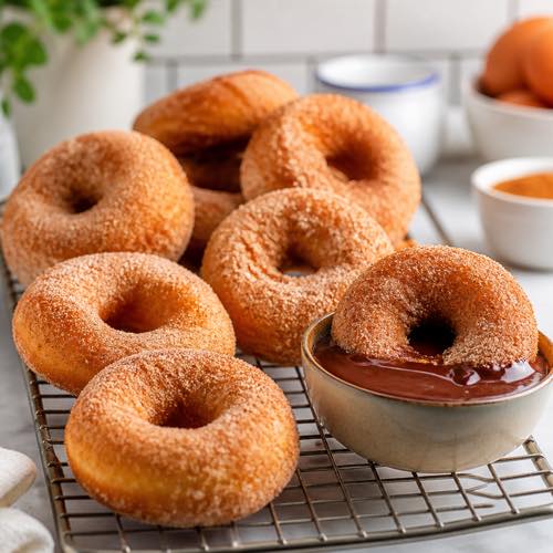 Easy air fryer recipe - Cinnamon Sugar Biscuit Donuts