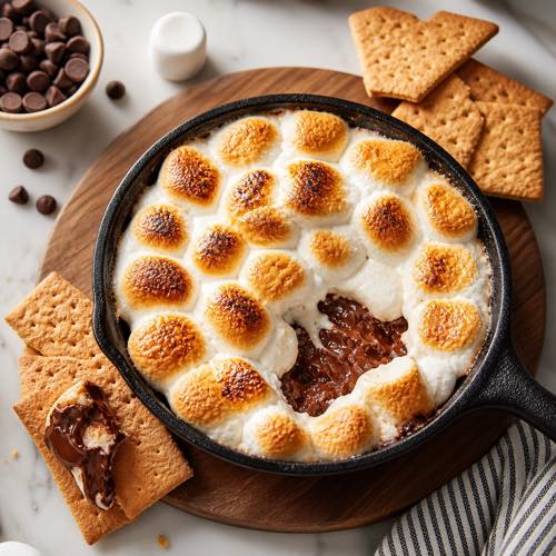 Easy air fryer recipe - Air Fryer S'mores Dip