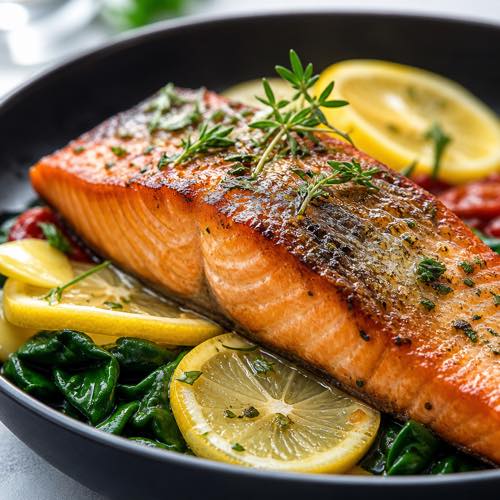 Easy air fryer recipe - Tender Air Fryer Salmon Fillets