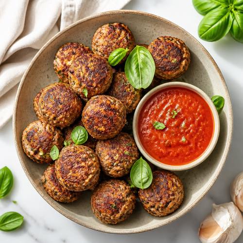 Easy air fryer recipe - Air Fryer Italian Meatballs