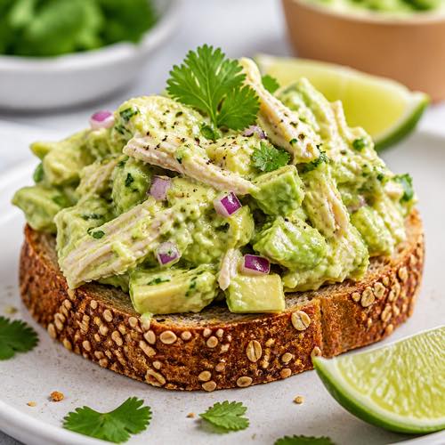 Healthy canned chicken recipe - Creamy Avocado Chicken Salad