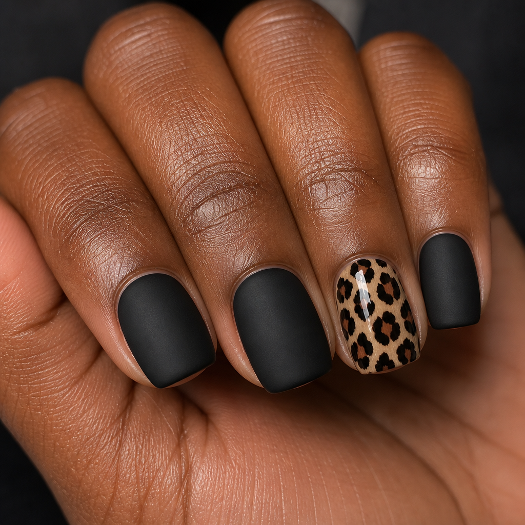 Cheetah Nails Idea 4