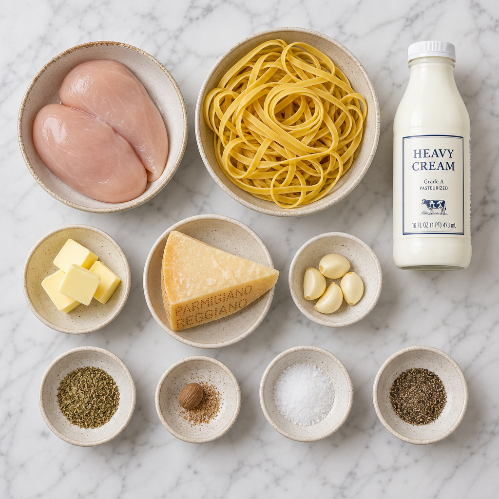 Chicken Alfredo Recipe Step 2