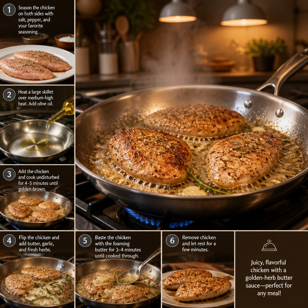 Chicken Alfredo Recipe Step 4