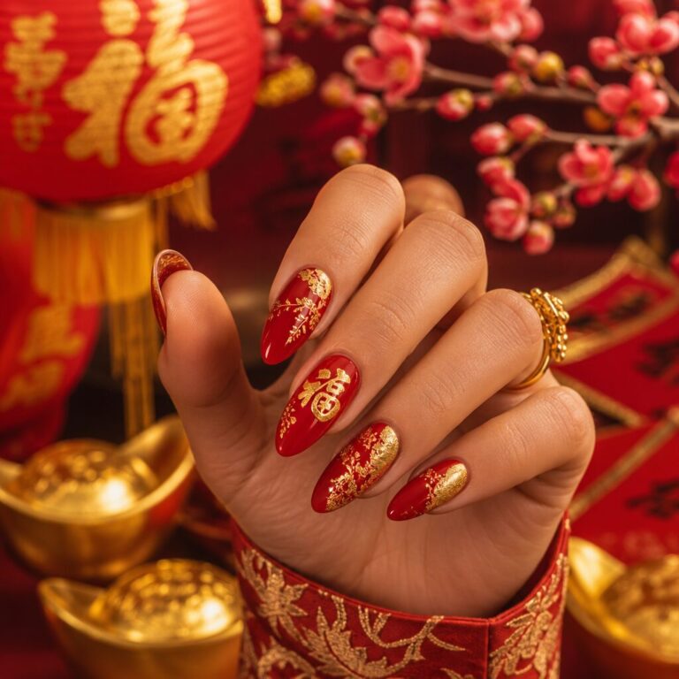 30 Chinese New Year Nails Ideas