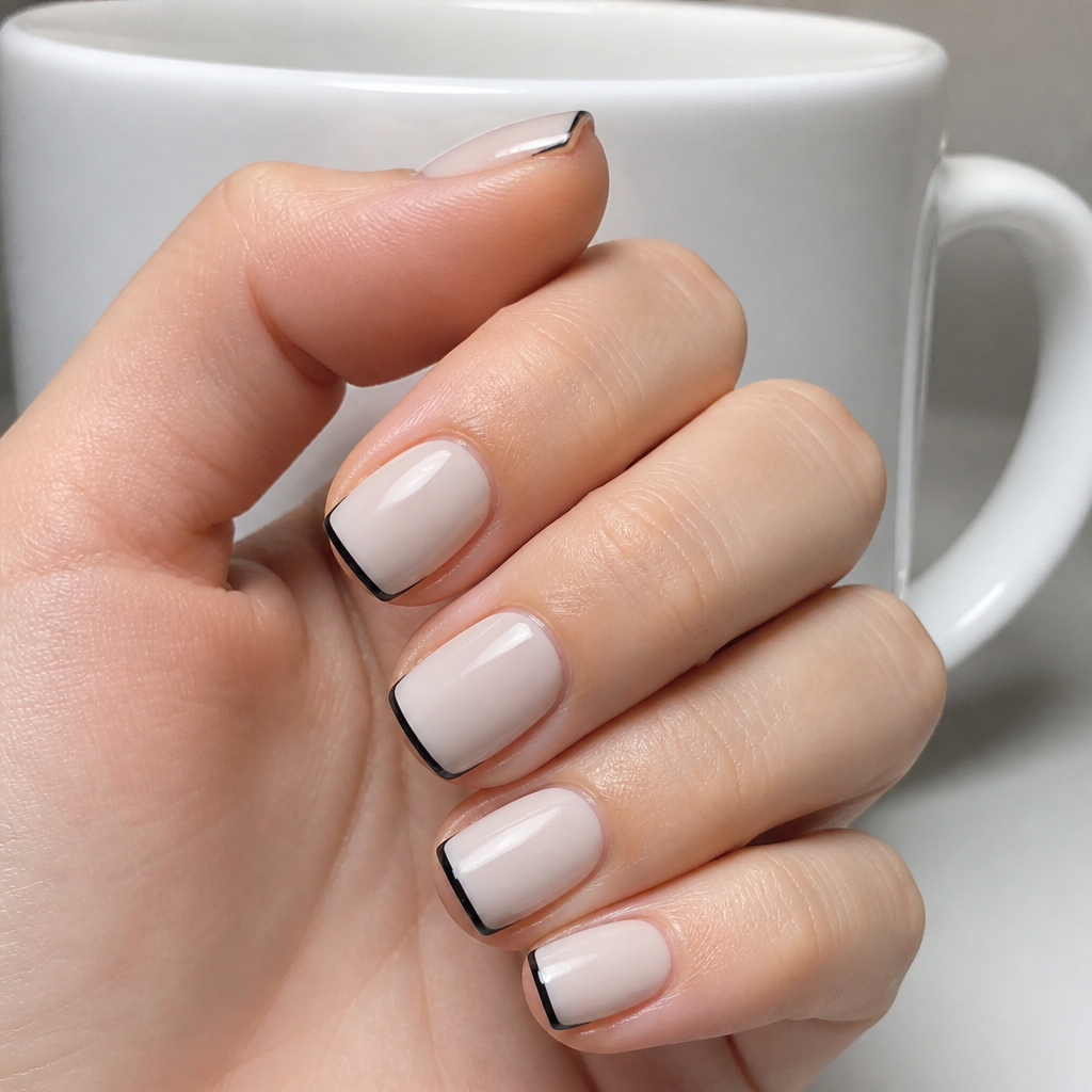 Downtown Girl Nails Aesthetic Idea 9