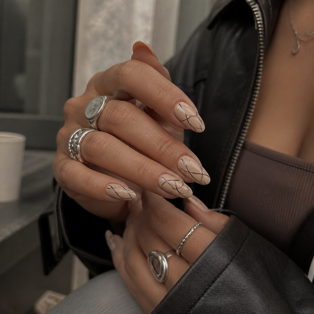 Downtown Girl Nails Idea 3