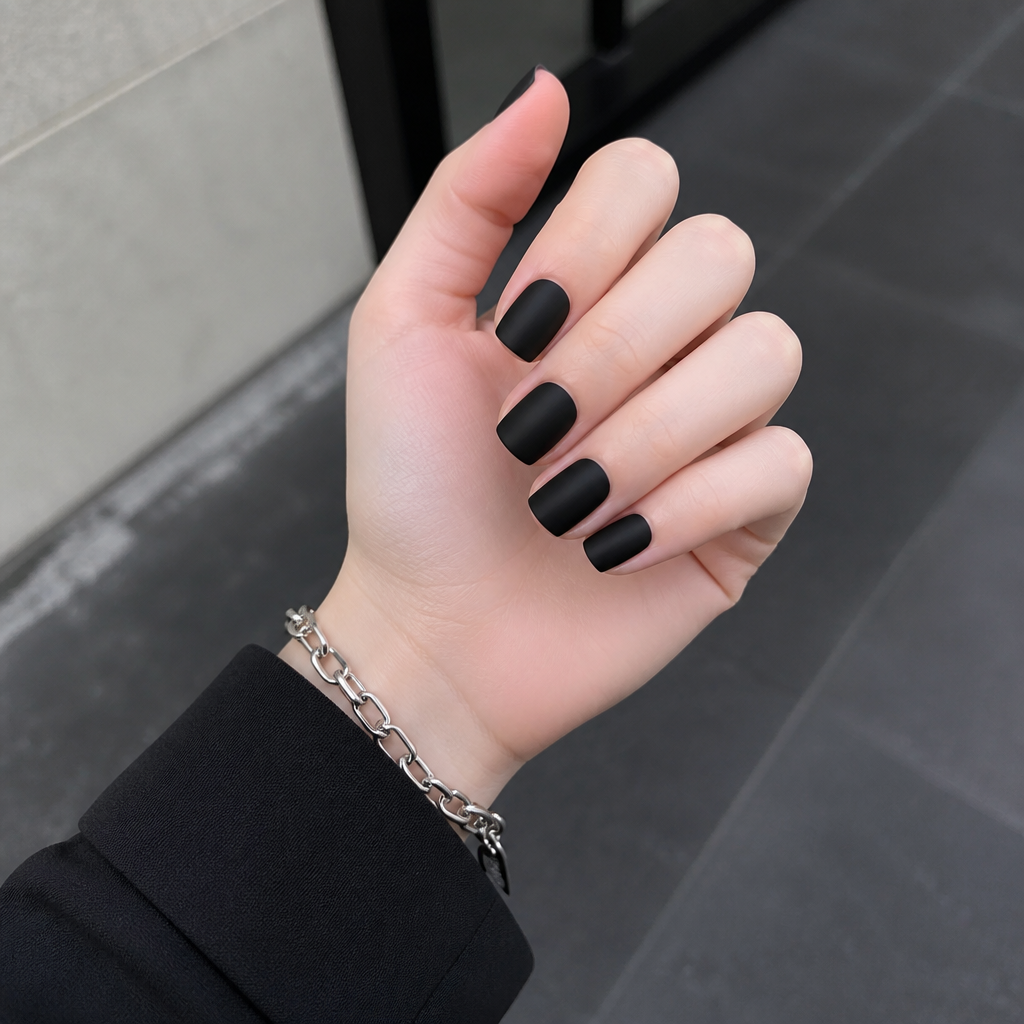 Downtown Girl Nails Idea 7