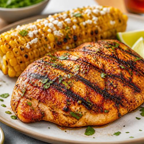 Healthy grilled chicken recipe - Smoky Grilled Cajun Chicken