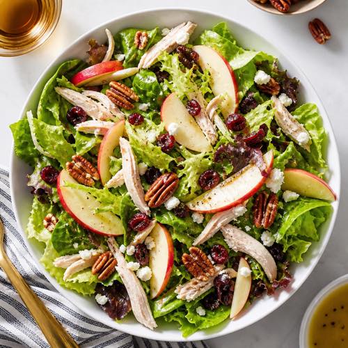 Shredded chicken recipe - Sweet Apple Pecan Chicken Salad