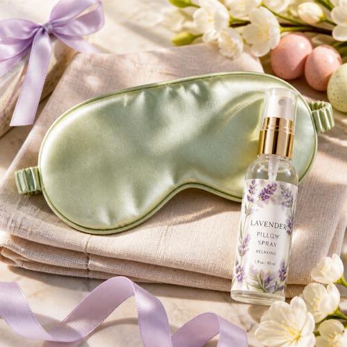 Adult Easter basket idea - Contoured Silk Blackout Sleep Mask