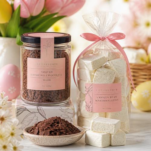 Adult Easter basket idea - European Drinking Chocolate & Marshmallows