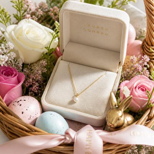 Adult Easter basket idea - Dainty Gold Vermeil Layering Necklace