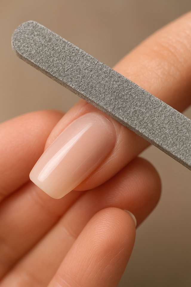 Step 2: File Down the Acrylic Surface