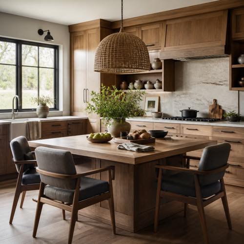 Small kitchen island idea - Island Doubling as a Dining Table